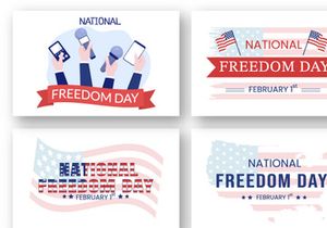 10 National Freedom Day Illustration