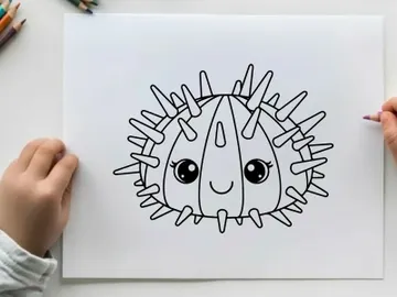 Cute virus germ microbe smiling face vector illustration preview picture