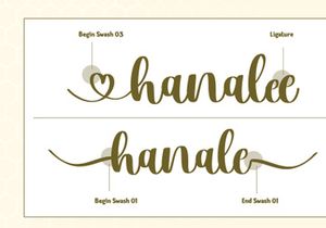 Hanale Handwritten Script Font