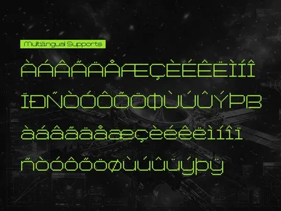 Chronos Galaxia | Pixelated Font