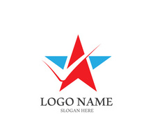 Star icon template vector illustration design