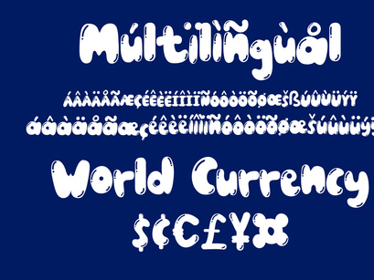 Just Bubble - Display Font