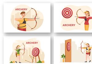 13 Archery Sport Illustration