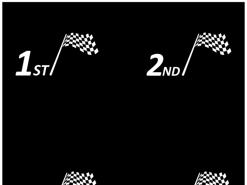 Race flag logo