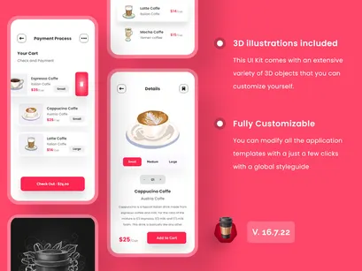 Coffee Store App UI Kits