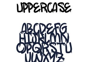 LowBack - Spray Paint Font