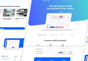 Soft Tech - Software Landing Page