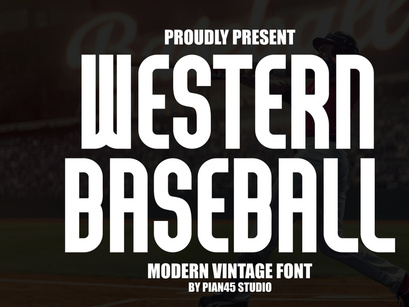 Western Baseball - Modern Sans