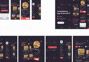 Food Delivery App Dark bagian2