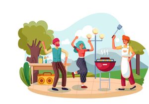 M_98_Party Outdoor Illustrations