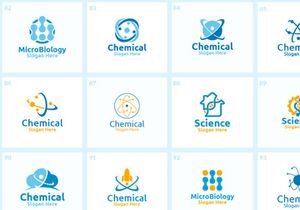 100 Science and Chemical Logo Bundle