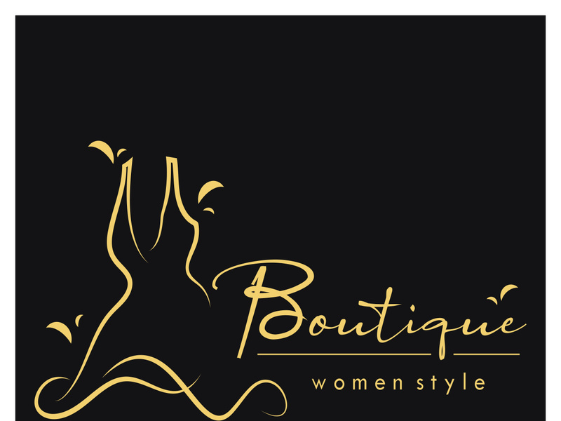 elegant women's fashion logo, clothing, boutique, convection, tailor, garment, business, apparel, fashion designer
