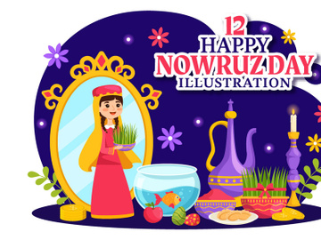 12 Happy Nowruz Day Illustration preview picture