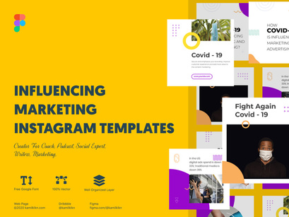 influencing Marketing Instagram Templates