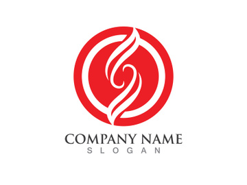 S letter logo initial company name preview picture