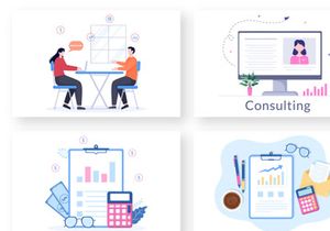 11 Business Plan Consulting Illustration