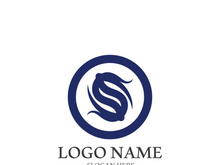 Business corporate S letter logo design vector