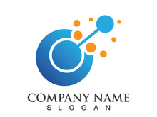 Molecule symbol logo template vector illustration design