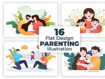 16 Parenting Psychology Family Illustration preview picture