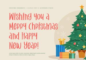 Christmas Ornaments - Display Font