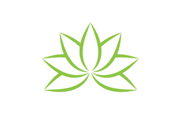 Vegan leaf green eco logo nature preview picture