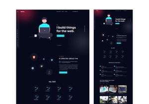 2 in 1 Portfolio Website Design