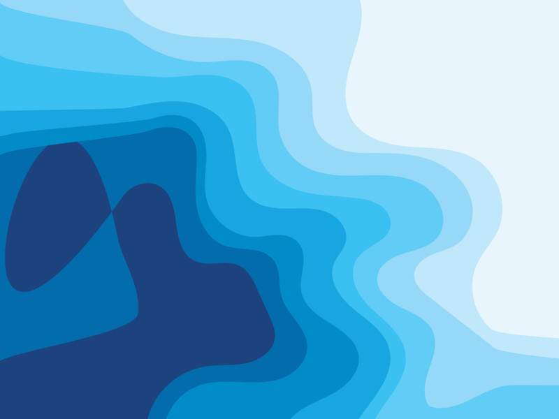 Wave blue water wallpaper background vector