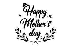 Happy Mother's Day SVG illustration