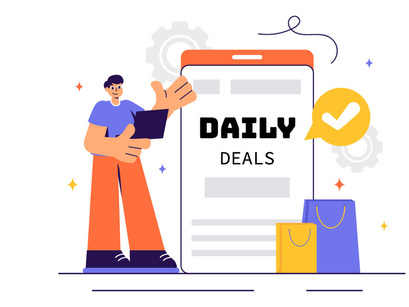 11 Daily Deals of The Day Illustration