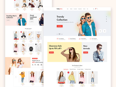 FabbyStitch - Fashion & Clothing eCommerce XD Template