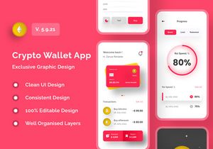 Crypto Wallet App Design