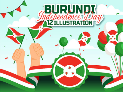 12 Burundi Independence Day Illustration