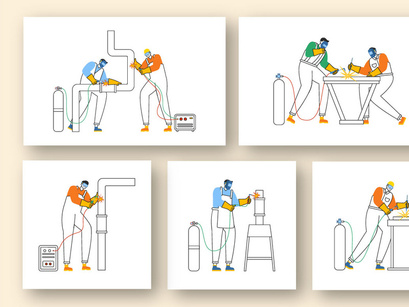 23 Welding Service Illustration