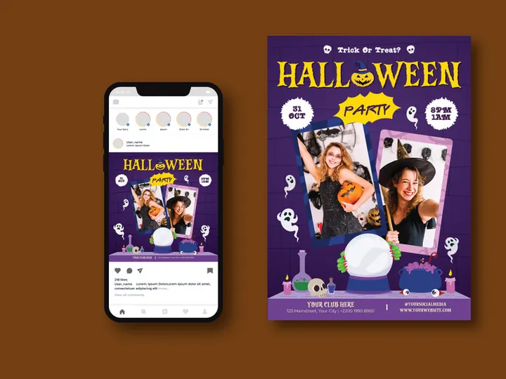 Halloween Party Flyer