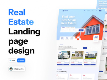 Real estate landing page preview picture