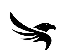 Falcon logo template vector illustration design