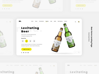 Beer Home Landing Page