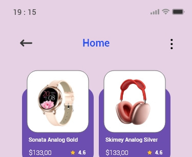 E Commerce Mobile App UI