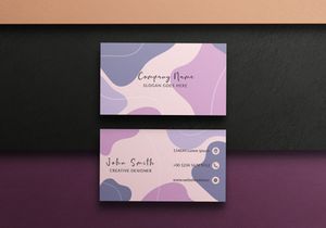 Abstract Business Card