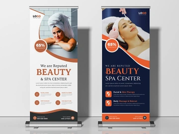 Beauty Spa Roll Up Banner Template Ver-2 preview picture