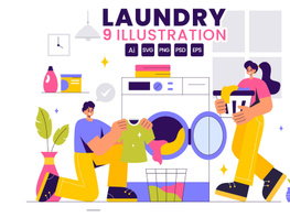 9 Laundry Room Illustration preview picture