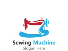 Sewing Machine Logo design concept, Tailor Sewing vector, Fashion Simple Design Template