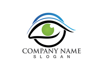 Eye Care vector logo design preview picture