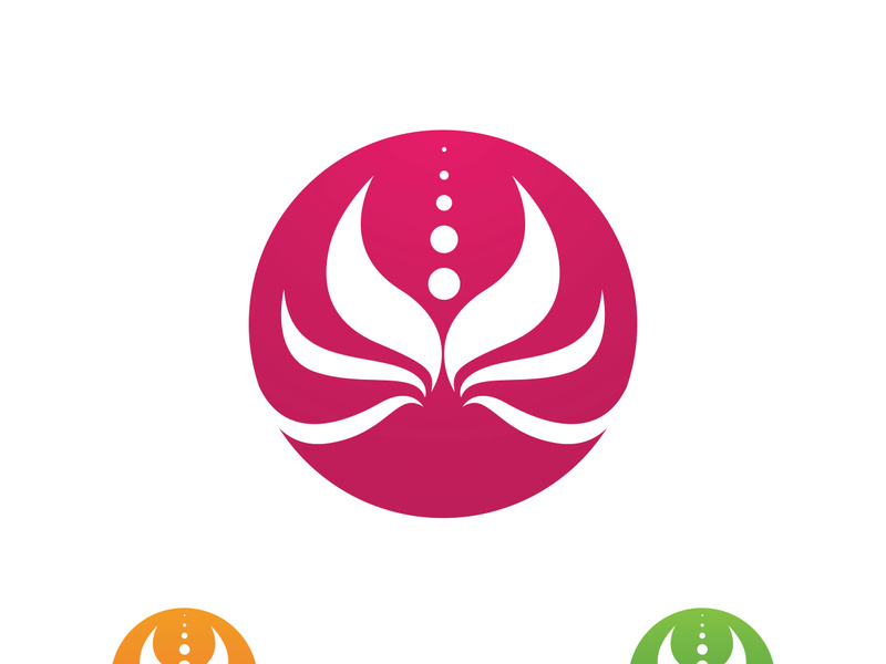 Beauty Vector lotus flowers design logo Template icon