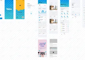 Telco Lite - Free Mobile Management App UI Kit