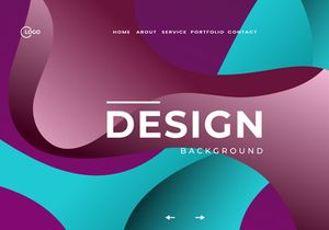 Abstract Background Wave Modern