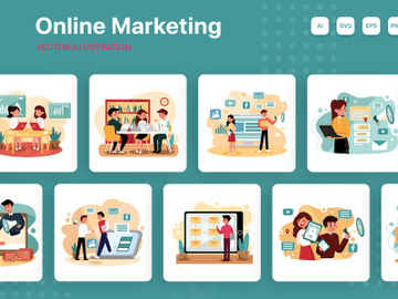 M168_Digital Marketing Illustrations preview picture