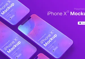 iPhone XS app mobile showcase Mock-Up
