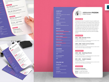 Resume CV Template-46 preview picture