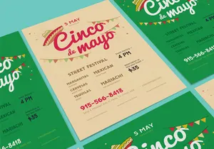 Cinco De Mayo Poster Template